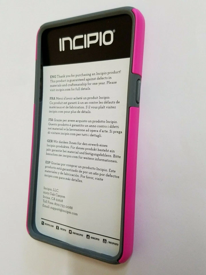 Funda protectora rígida rosa Incipio para teléfono para T-Mobile Samsung On5 G550 Foto 3 de 4