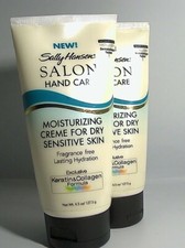 Sally Hansen Moisturizing Creme for Dry Sensitive Skin Salon Hand care 4.5 oz