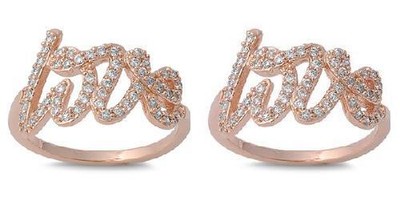 Love Promise Ring New .925 Sterling Silver Band