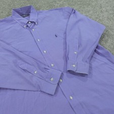 Ralph Lauren Dress Shirt Mens 17 43 Button Down Long Sleeve Yarmouth Pony
