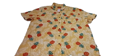 MARGARITAVILLE / JIMMY BUFFET Herren Hemd / Ananas Print / Large 100% Rayon - Bild 1 von 11