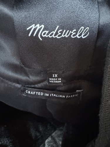Madewell gesteppte Oversized Bomberjacke True Black 1X Neuwertig - Bild 8 von 8