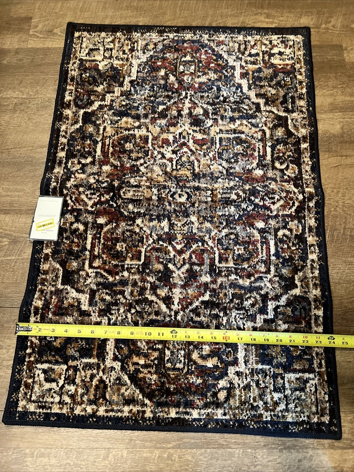 24x36 Medallion Style Rug - Threshold - Image 3 of 4