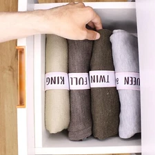 JustBlanks 8 Pieces Of Bed Sheet Premium Elastic Lightweight Organizer Bands