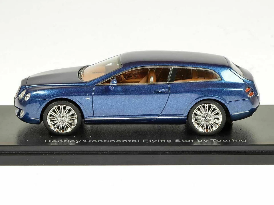 BENTLEY CONTINENTAL FLYING STAR DI TOURING 2010 BLU METAL NEO 44217 1/43 RESINA - Immagine 2 di 3