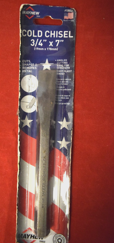 Mayhew Cold Chisel 3/4" x 7" (19mm x 178mm)