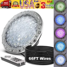 54W SPA LED Swimming Pool Light 12V 66FT! Cord MULTICOLOR RGB 50,000+hours