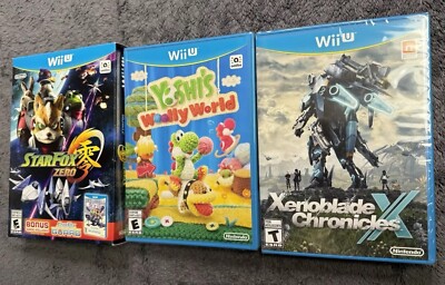 Brand New Wii U Games Star Fox Yoshi Xenoblade