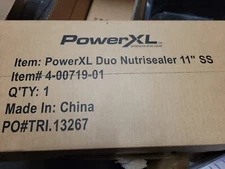 PowerXL Duo Nutrisealer 11" SS 4-00719-01