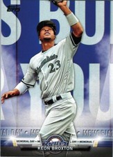 2018 Topps Salute #TS56 Keon Broxton Milwaukee Brewers