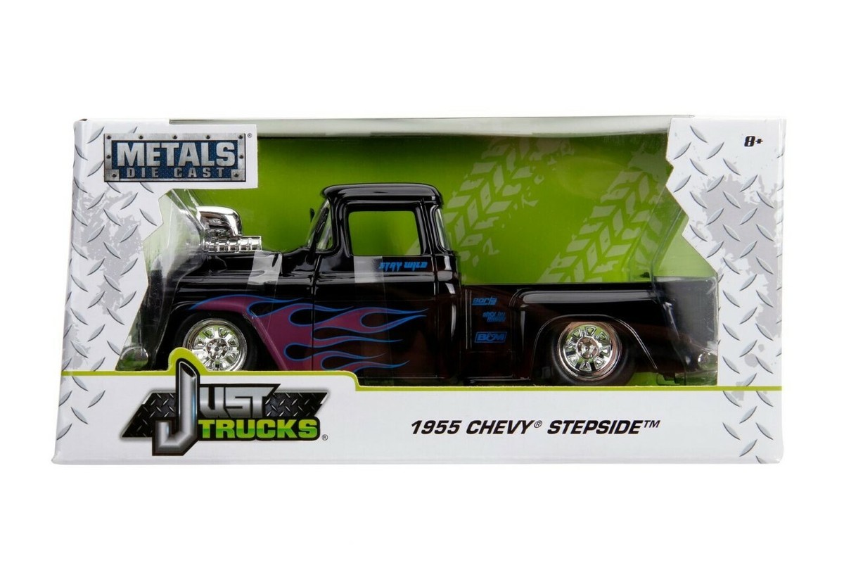 Jada/’55 Chevyシボレー StepSideステップサイド 1/24 Amazon.com: MiJo Exclusives Jada Toys 1:24 1955 Chevrolet