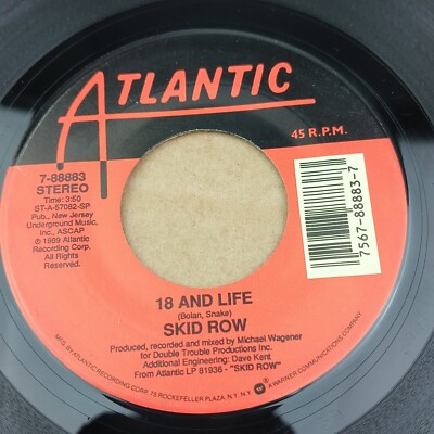 Skid Row - 18 and Life / Midnight/Tornado [7