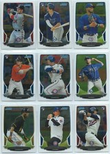 2013 Bowman Chrome Base Card You Pick the Player / Card Finish Your Set 111-220