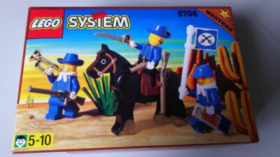vintage LEGO 6706 Frontier Patrol Cavalry Set western frontier