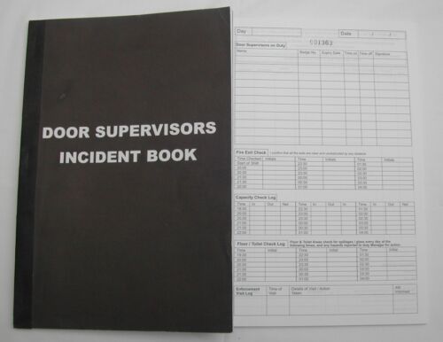 Door Supervisor Incident Book - Afbeelding 1 van 1