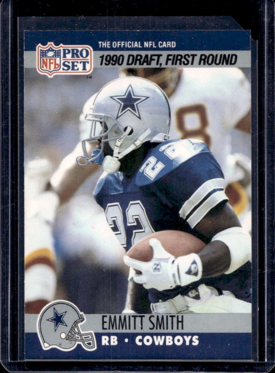 Emmitt Smith Dallas Cowboys Football Pro Set Sports Trading Cards