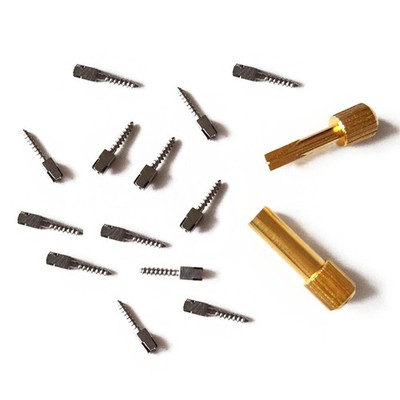 30 Pcs/Pack Endodontic Dental Stainless Steel Assorted Conical Screw Post Pin