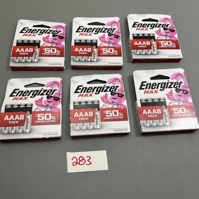 Energizer Max AAA Batteries 48 Count 6 Packs of 8 New Sealed Date 12/2036