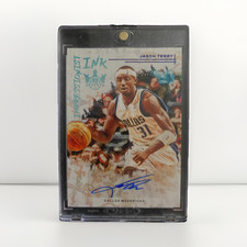 Panini 2022-23 Court Kings Jason Terry Impressionist Ink Sapphire Auto /25 #II-…
