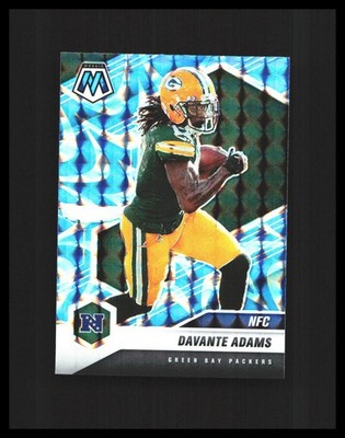 2021 Davante Adams Panini Mosaic Variations NFC #219  Blue Prizm - S1B1R3L60C4