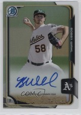 2015 Bowman Chrome Prospects Refractor 429/499 Bobby Wahl #BCAP-BW Auto 2u6