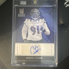 Panini 2012 Momentum Courtney Upshaw Rookie Autograph Serial #148 383/399 Ravens