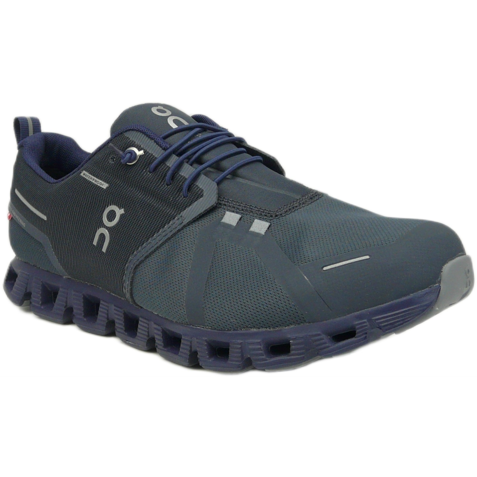 On Running Cloud 5 Men's Waterproof Running Shoes Navy/Ink 7.5