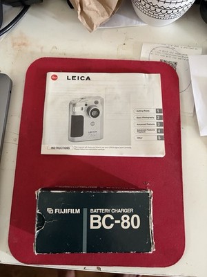 Leica Digilux Zoom Vintage Manual, Battery Charger, And Power Adapter