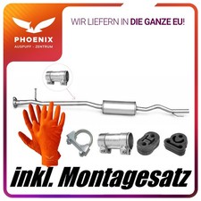 ✅ für Nissan Qashqai 2.0 16V 4x2 + 4x4 (ab 2010) Mittelschalldämpfer Auspuff