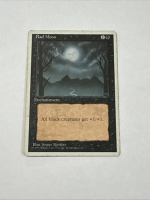 Bad Moon - Magic the Gathering - 4th Edition  - HP