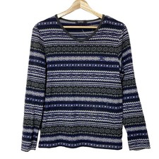 Burberry Black Label - Black Dark Gray Multi Men's Sweater