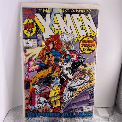 Uncanny X-Men 281 Marvel Comics 1991 1st Gold Team Storm Jean Grey Colossus