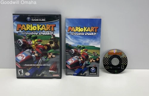 Nintendo GameCube - Mario Kart Double Dash + Case & Manual - Boot Tested