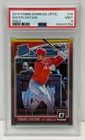 2018 Panini Donruss Optic Shohei Ohtani Rated Rookie Black Holo /25 RC PSA 9 #56