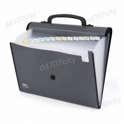 13 Pocket Expanding File Folder Organizer Portable Accordion Document Storage