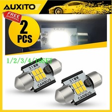 Auxito 31mm Led Interior Bulbs For Car Truck Map Dome Light White De3175 110set