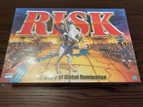 Risk Board Game 1998 Edition, Hasbro Parker Bros, Vintage, Unused