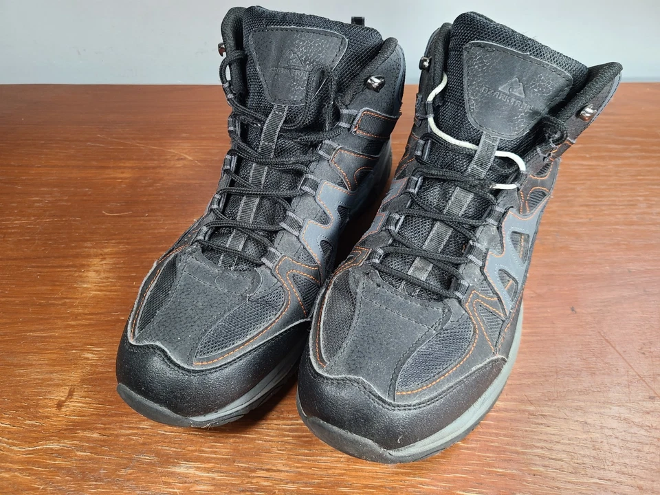 Botas de senderismo Ozark Trail impermeables de cuero negras/grises MW OT TECH para hombre talla 14 Foto 2 de 4