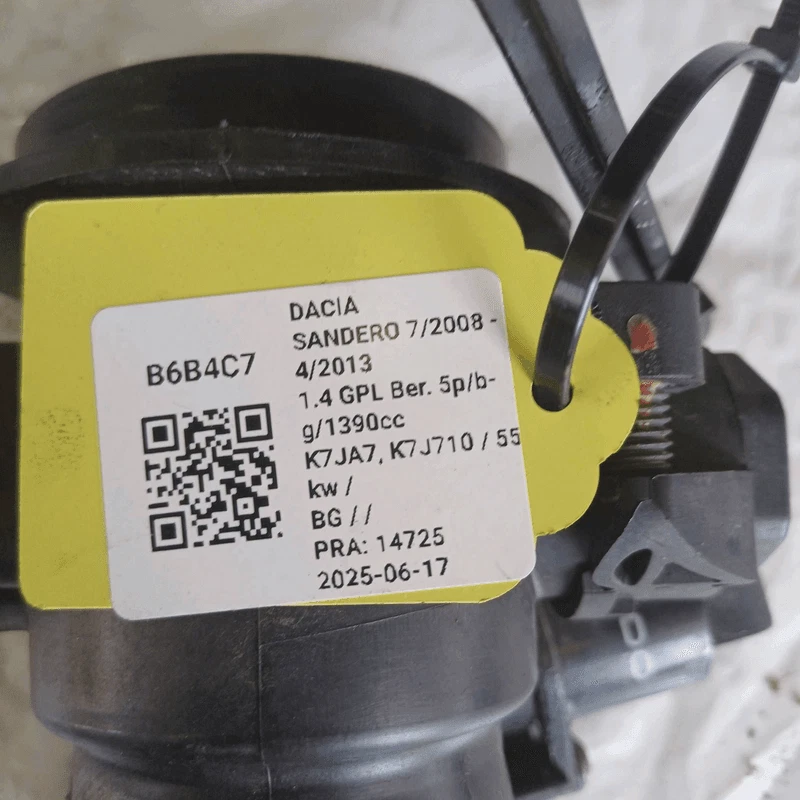 8200682611 Corpo farfallato DACIA SANDERO 1.6 Ber. 5p/b/1598cc - Immagine 3 di 4