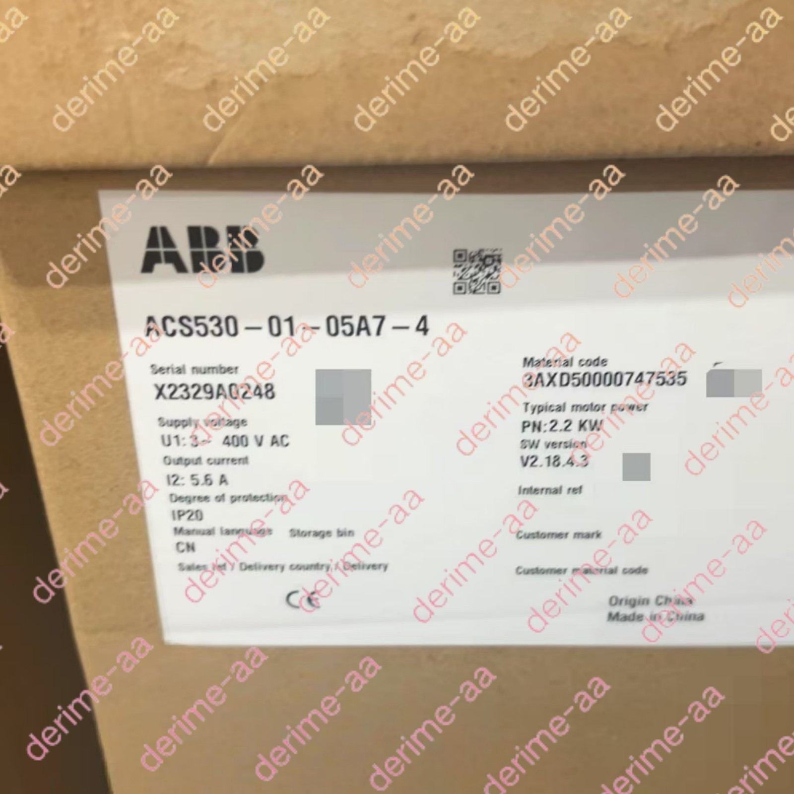 1pcs new in box ABB Converter ACS530-01-05A7-4