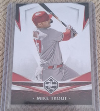 Panini 2021 Chronicles Limited #1 Mike Trout Insert Card Los Angeles Angels MLB
