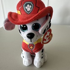 Ty Beanie Boos MARSHALL The Dalmation Dog Paw Patrol 6" PLUSH New