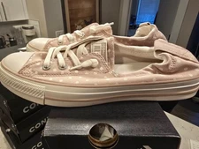 CONVERSE Women's Chuck Taylor All Star Shoreline Slip-on Clay Stretchy Sz 8 NEW