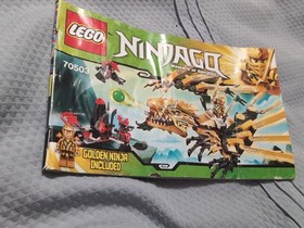 Lego Ninjago Instruction Manual Booklets No Brick  Lot Of 6, 70501,3,4-9455,2516