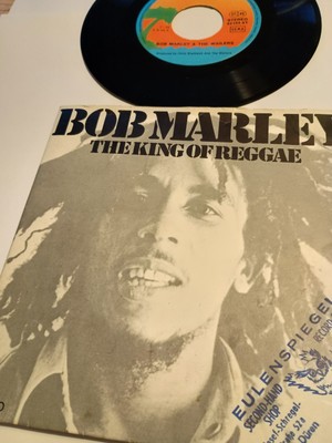 Bob marley  - The King of Reggae - PROMO 7''  EP POSTERCOVER  - VG+/VG+