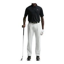 Nike Par Men's Dri-FIT Golf Polo Black/White 