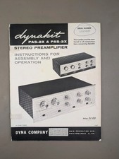 Dynaco Pas-2X Pas-3X Stereo Preamplifier D-912