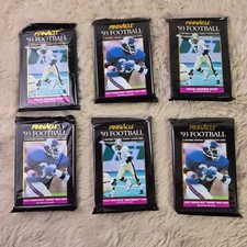 Lot Of 6 1993 Pinnacle Football Wax Packs Factory Sealed 15 Cards Per Pack Nfl Lot Of 6 1993 Pinnacle Football Wax Packs Factory Sealed 15 Cards Per Pack Nfl