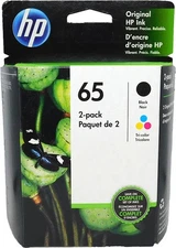 HP 65/T0A36AN Black & Tri-Color Ink Cartridge
