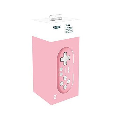 8Bitdo Zero 2 Bluetooth Gamepad (Pink Edition) - Nintendo Switch Brandneu.